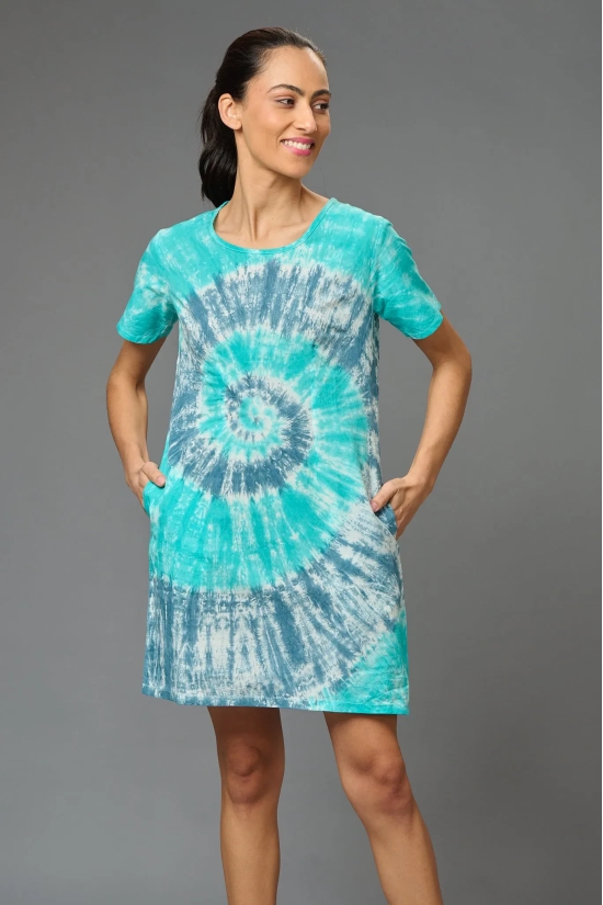 Spiral Design Dress for Women M