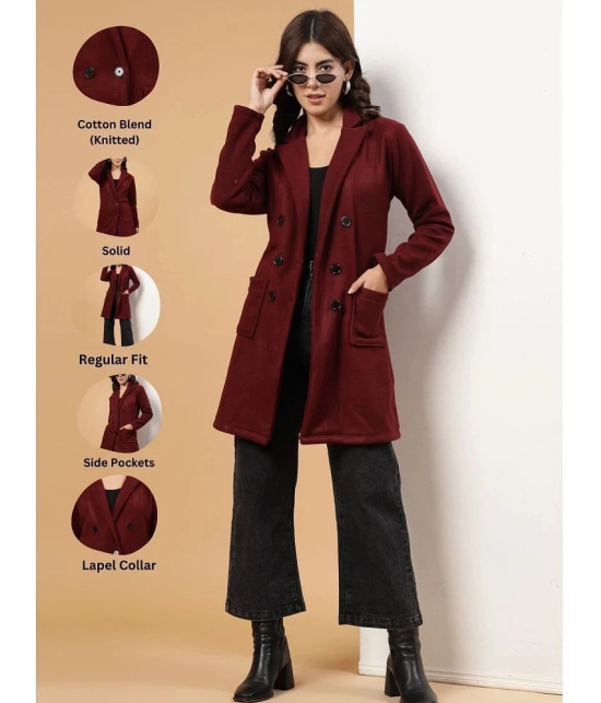 Rigo - Fleece Maroon Over coats - None