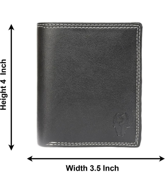 samtroh - PU BLACK Mens Regular Wallet ( Pack of 1 ) - Black