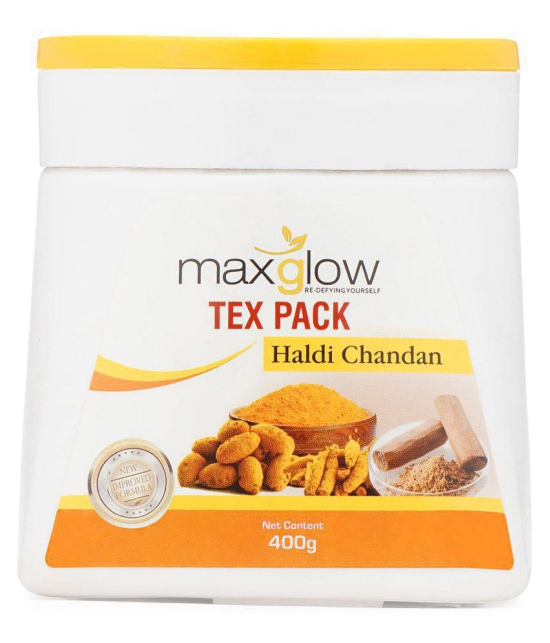 MaxGlow TEX PACK HALDI CHANDAN Face Pack Cream 400 gm