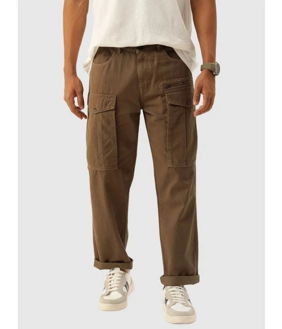 Bene Kleed Loose Flat Mens Cargos - Brown ( Pack of 1 ) - None