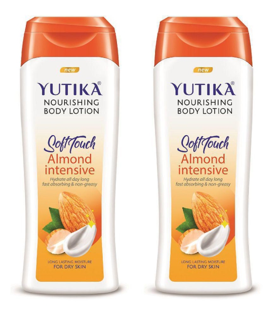 yutika Nourishing Soft Touch Almond Intensive Body Lotion ( 300 mL Pack of 2 )