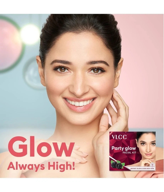 VLCC Party Glow Facial Kit 60 g For Party Ready, Anytime & Anywhere