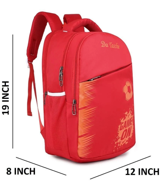 Da Tasche Red Polyester Backpack For Kids