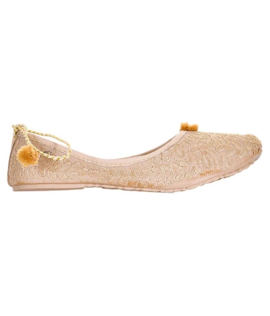 Raj Beige Ethnic Footwear - None