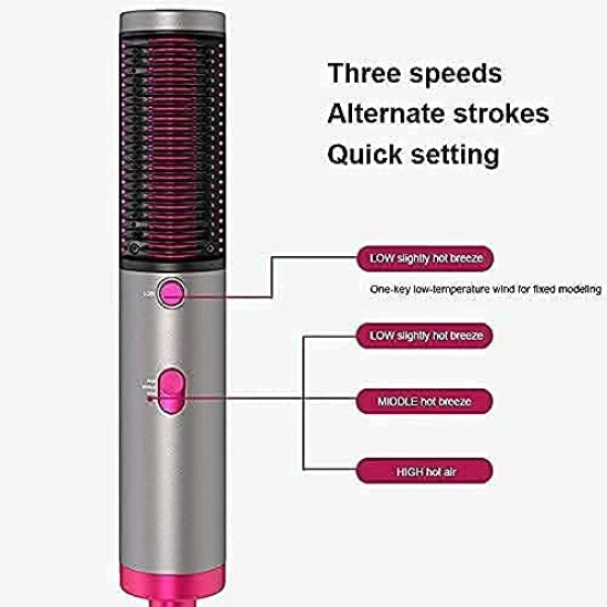 Premium 3 in1 Professional Multi Functional Hot air Brush for Dryer & Volumizer Rotating Salon Styler Fast Hair Dryer Hair Salon Straightener