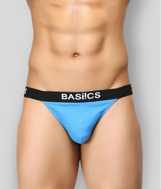 BASIICS By La Intimo - Multicolor Cotton Mens Thongs ( Pack of 2 ) - L