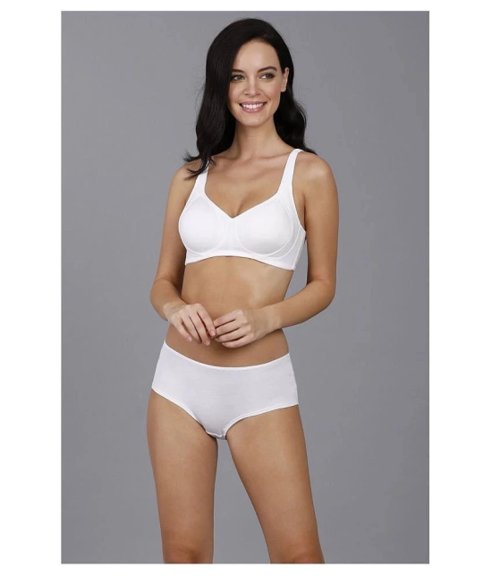 Amante Cotton Everyday Bra - White Single - 38DD