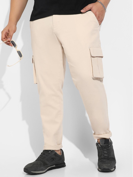 Beige Cargo Trousers Beige 42