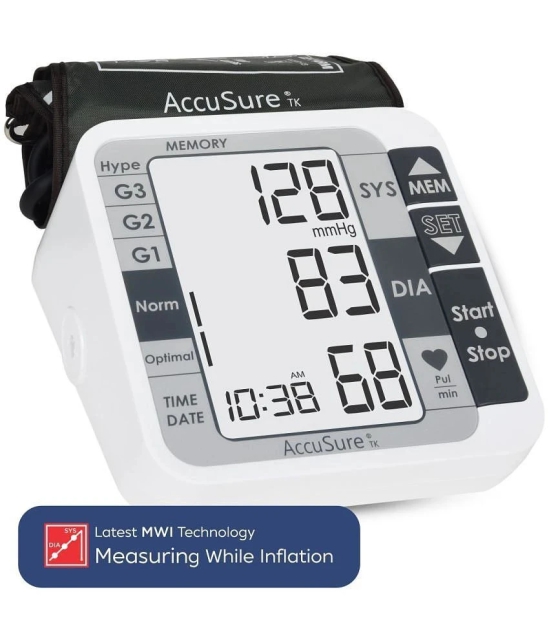 AccuSure TK Automatic Digital Blood Pressure Monitor BP Machine