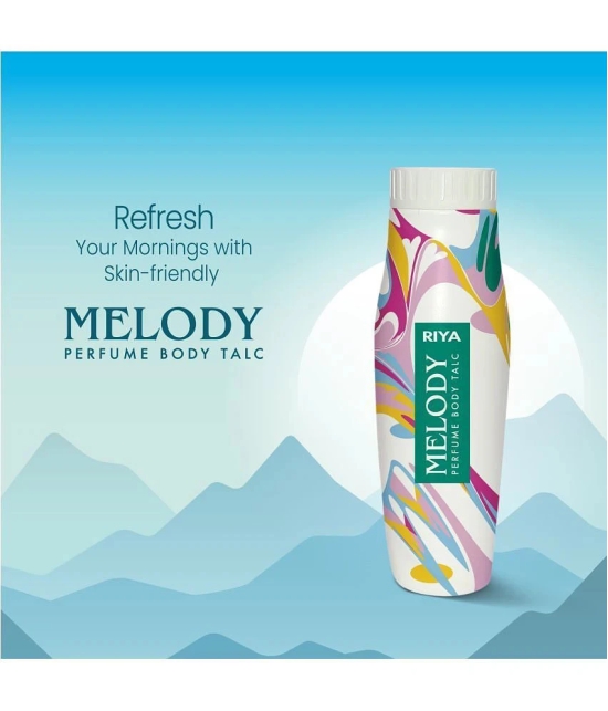 Riya Melody & Melody (40ml Deo) Talc 300 gm Pack of 2