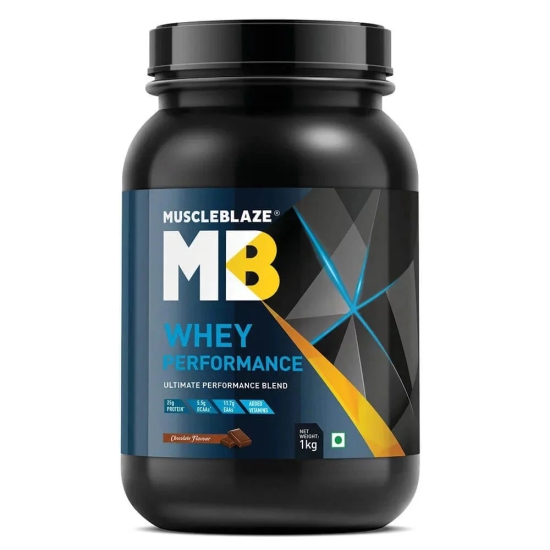 MuscleBlaze Whey Performance (70%) Protein,  2.2 lb  Chocolate