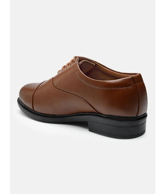 Action - Tan Mens Oxford Formal Shoes - None