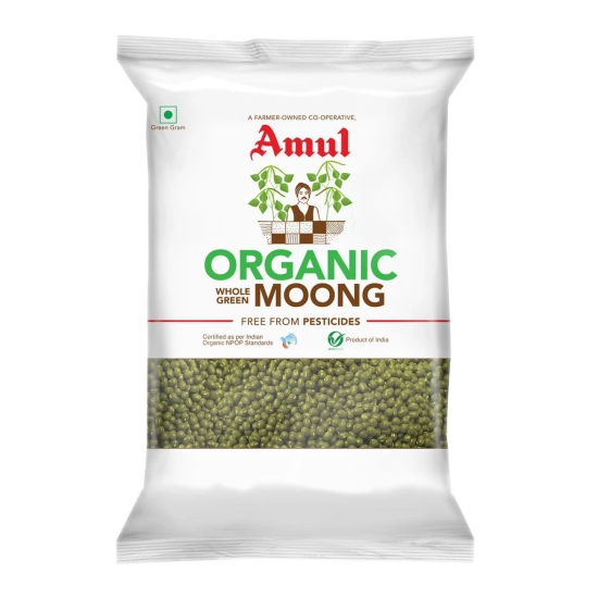 AMUL ORGANIC WHOLE MOONG DAL