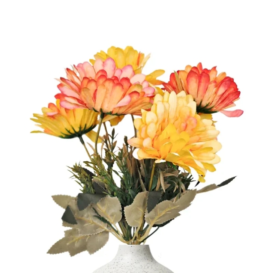 Gerbera Artificial Flowers Yellow-Orange