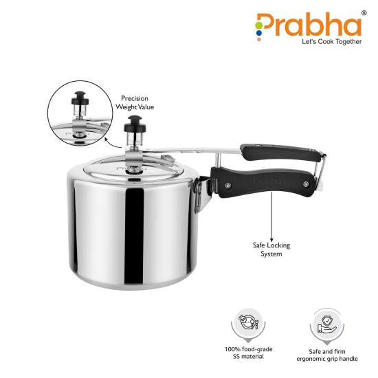 Ecoluxe Aluminium Ib Pressure Cooker-3L