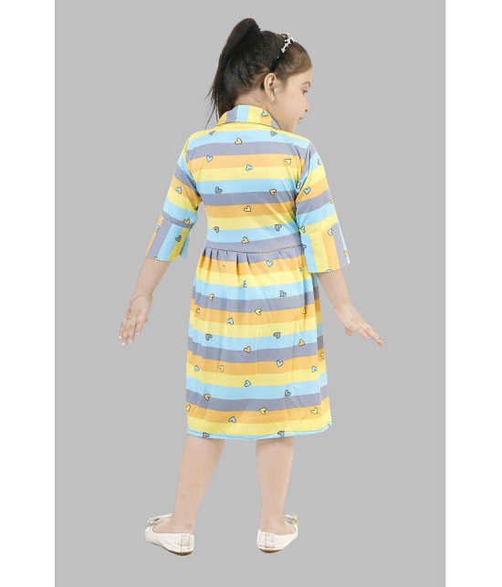 Pichkari - Multicolor Rayon Girls Frock ( Pack of 1 ) - None