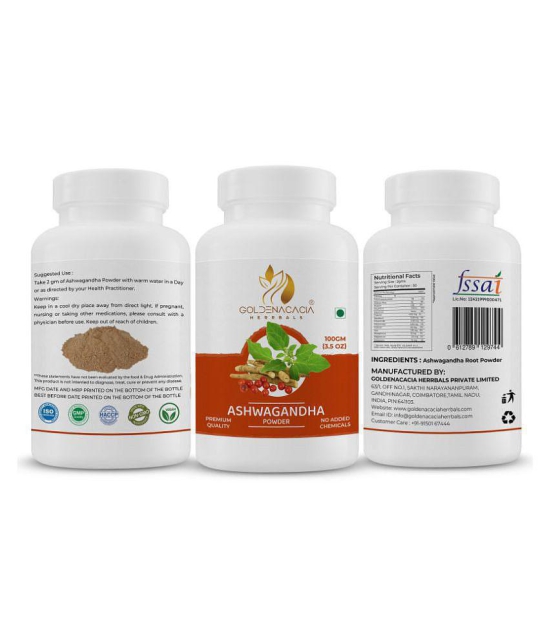 GOLDENACACIA HERRBALS Ashwagandha Powder 100g Powder 100 gm