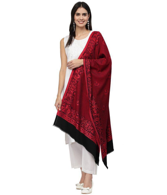 Anekaant - Red Synthetic Womens Stole ( Pack of 1 )