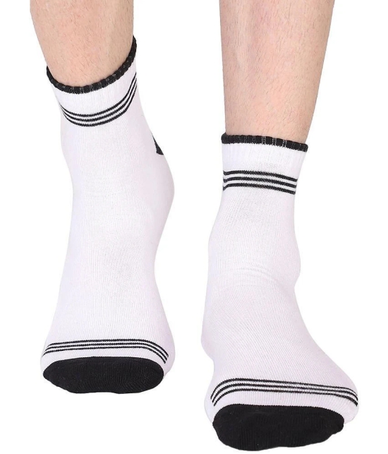 Bodycare - Cotton Blend Mens Striped Multicolor Ankle Length Socks ( Pack of 2 ) - Multicolor