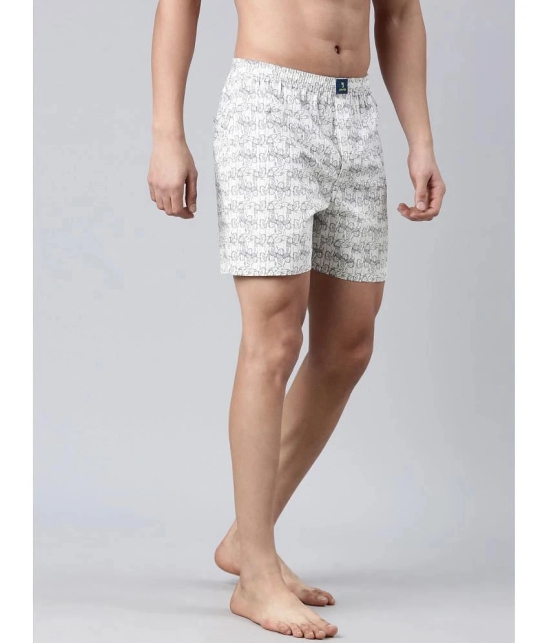 Joven Grey Cotton Mens Boxer- ( Pack of 2 ) - None