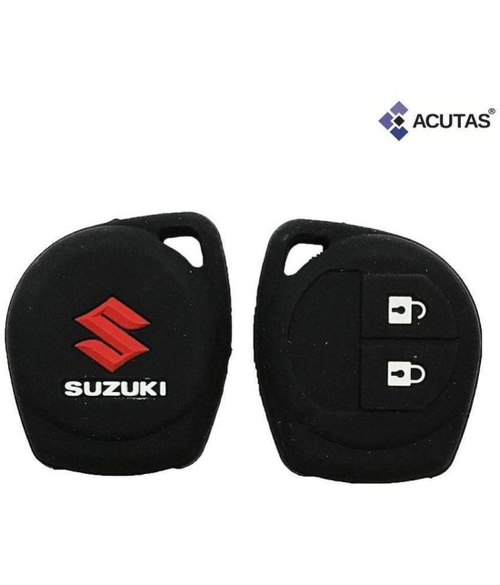 ACUTAS Silicone Car Key Cover (Black)