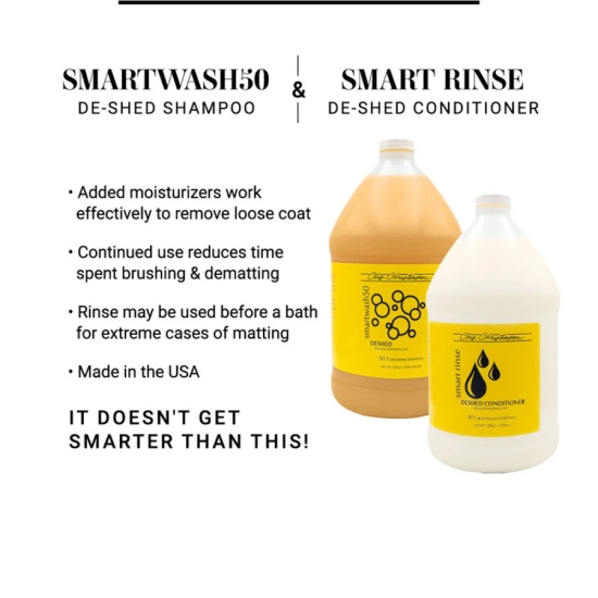 Chris Christensen SmartWash50 De Shed Shampoo for Dogs and Cats-473mL