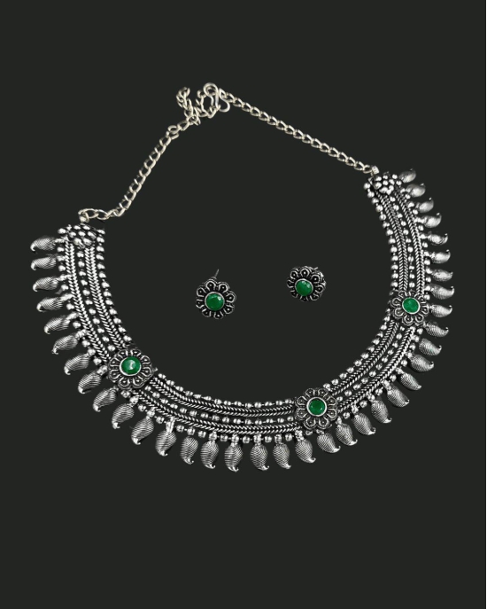 OXIDIZE NECKLACE-GREEN