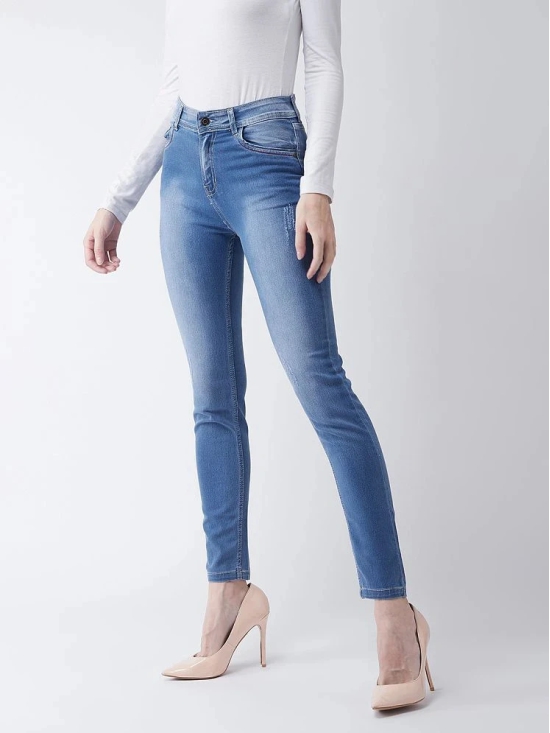 Miss Chase - Blue Denim Skinny Fit Womens Jeans ( Pack of 1 ) - None