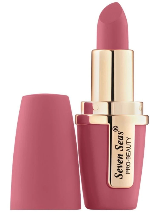 Seven Seas Intense Matte Color| Smooth Texture|Lip Comfort Velvet Matte Lipstick(Apple Candy)