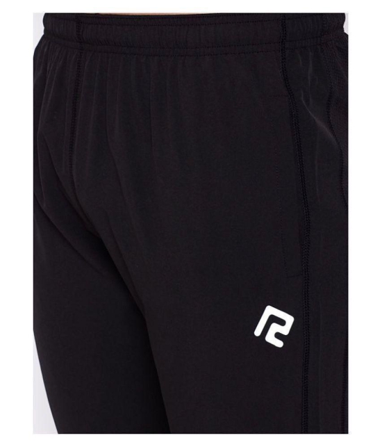 RANBOLT  Hybrid Black Trackpants For Men's - XL