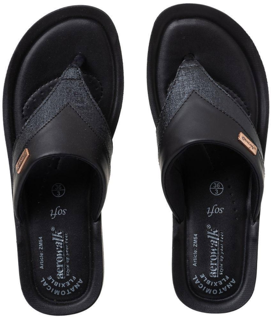 Aerowalk Black Women''s Slipper - None