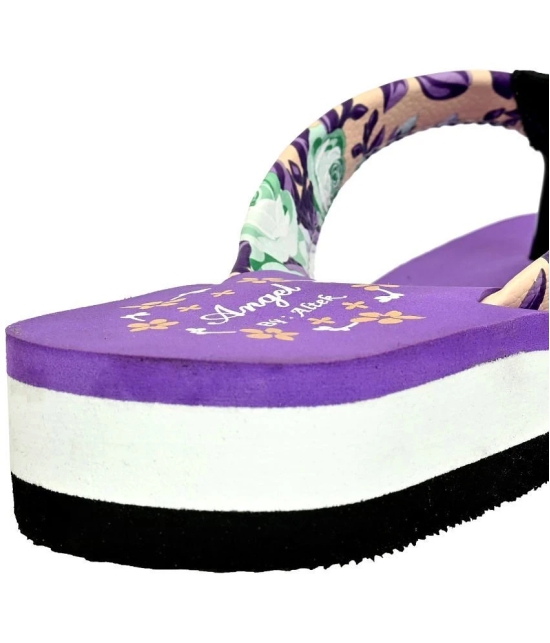 Altek Purple Womens Flip Flop - None