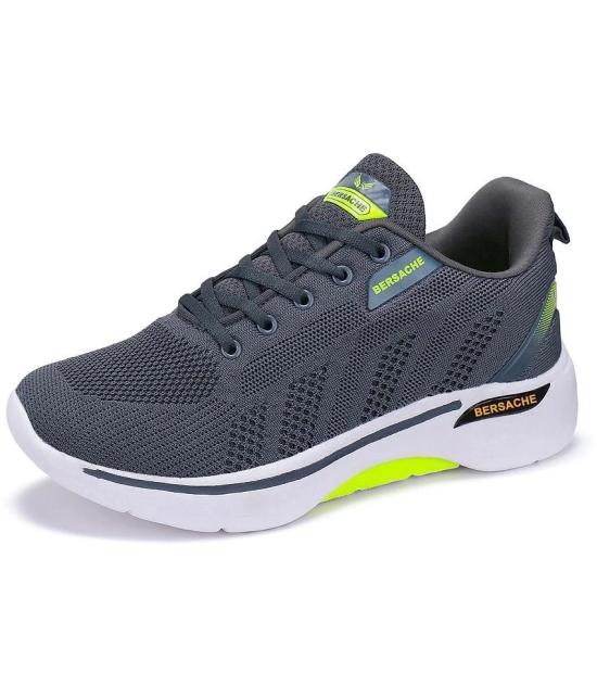 Bersache Casual Shoes Grey Mens Outdoor - None