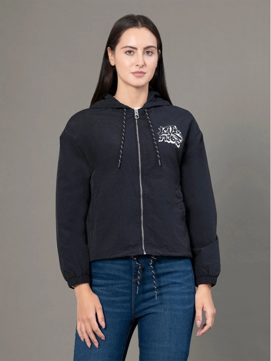 RedTape Printed Windcheater for Women | Hooded & Water Resistant