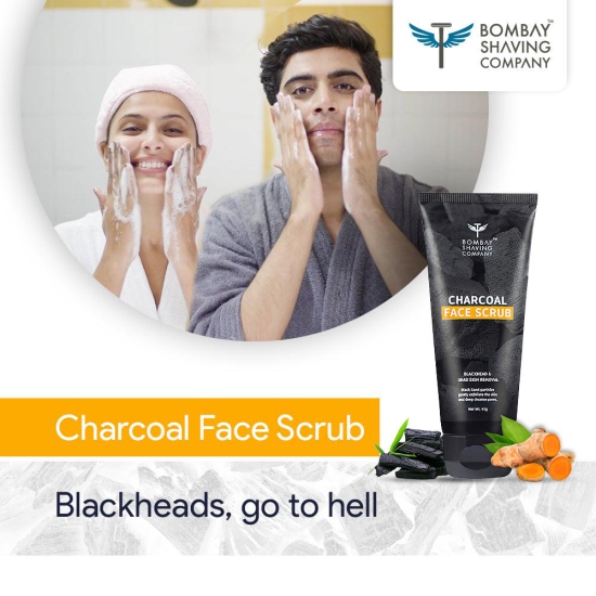 Charcoal Face Scrub, 45g-45gm