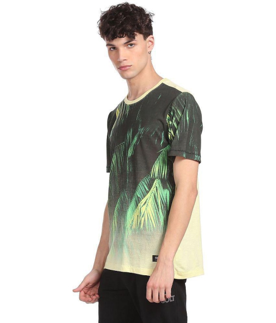 Colt - Cotton Blend Regular Fit Green Men's T-Shirt ( Pack of 1 ) - None