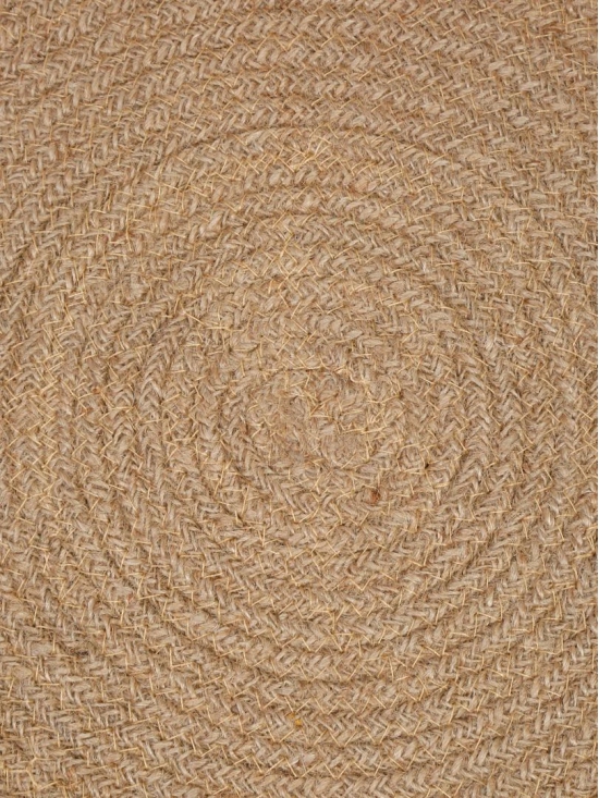 Round Jute Mats-Tan / Set of 8