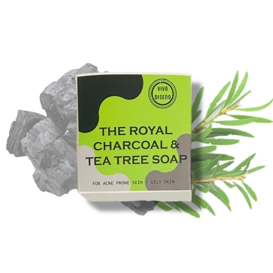 The Royal Charcoal and Tea Tree Soap-Pack of 1