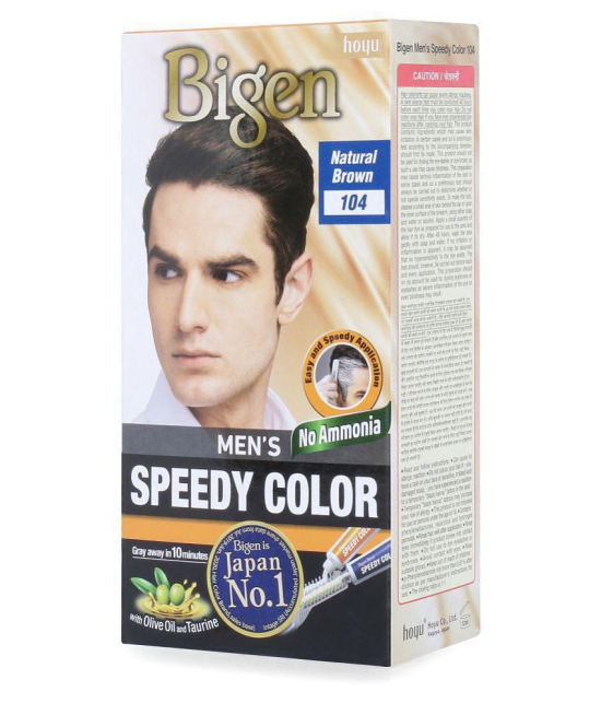 Bigen MenS Speedy - 104 Temporary Hair Color Brown Natural Brown 40 g