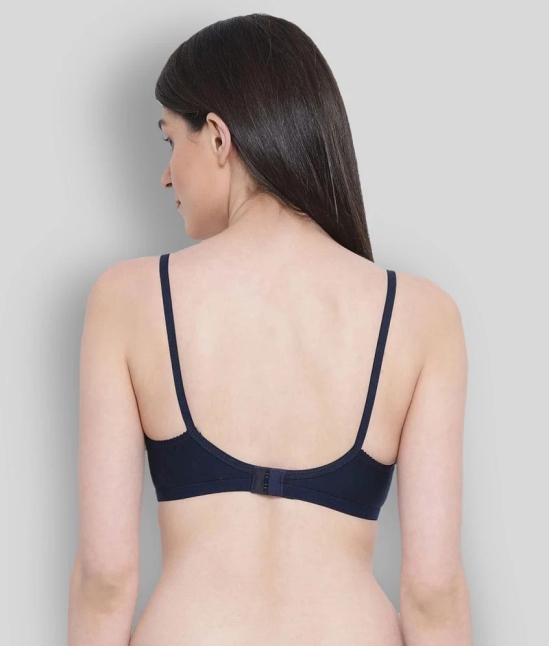 Clovia Cotton Everyday Bra - Blue Single - 34B