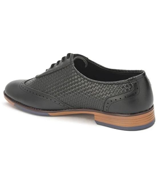 Sir Corbett - Black Mens Brogue Formal Shoes - None