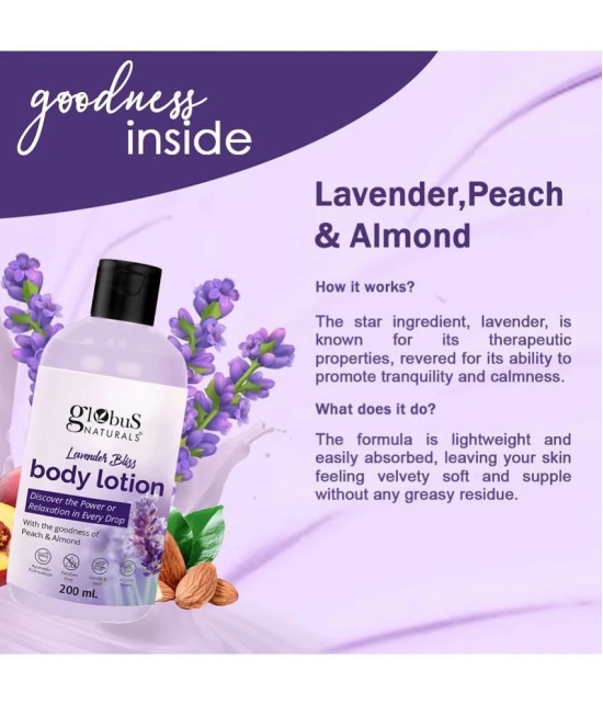 Globus Naturals Lavender Bliss Body Lotion, 200ml