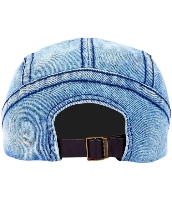 Zacharias Blue Cotton Mens Cap ( Pack of 1 ) - Blue