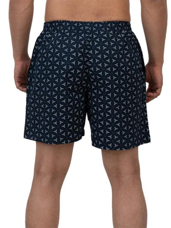 Printed Pure Cotton Boxer Bxr_1005_Navy Blue-S