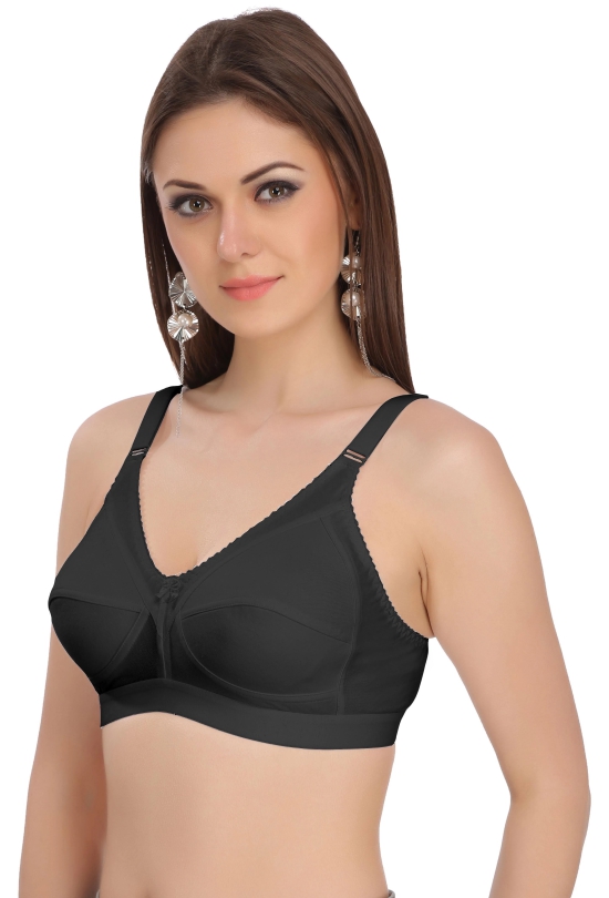 Eves Beauty Women Full Coverage Non Padded Bra-32D / Skin / Cotton Blend