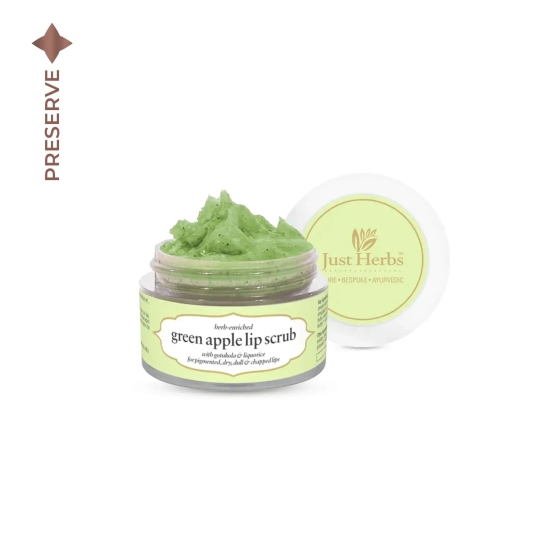 Herb Enriched Lip Scrub 15 g green_apple_scrub