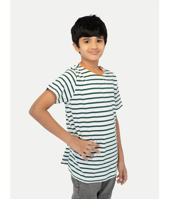 Radprix White Cotton Blend Boys T-Shirt ( Pack of 1 ) - None