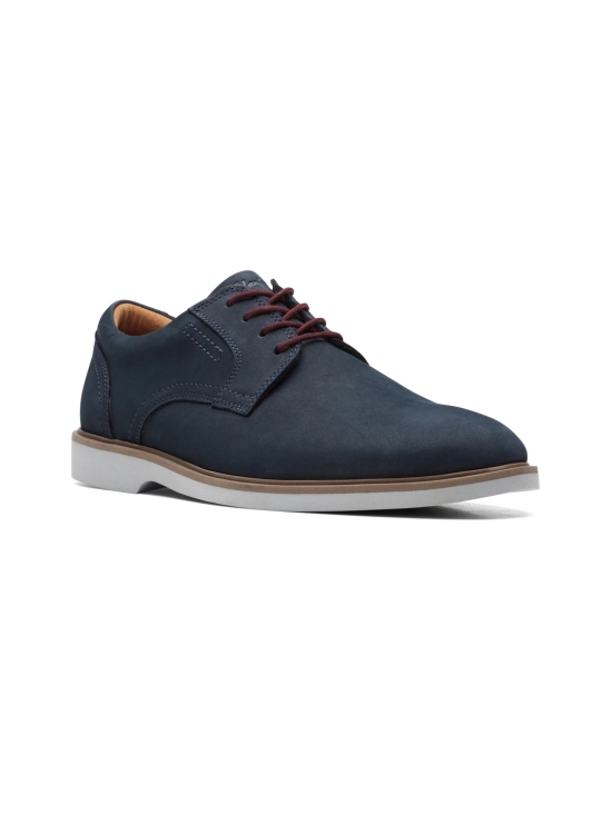 CLARKS NAVY MEN MALWOOD FORMAL LACE-UPS SHOES