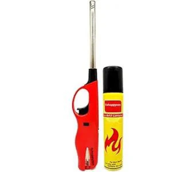 Estoreshouses Plastic Adjustable Flame & Gas Refillable Lighter